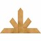 Ekena Millwork Saratoga Rough Sawn Timber Gable Bracket, Western Red Cedar, 48"W x 30"H x 2"D x 6"F, 15/12 Pitch GBW048X30X0206SAR00RWR - alternate 1